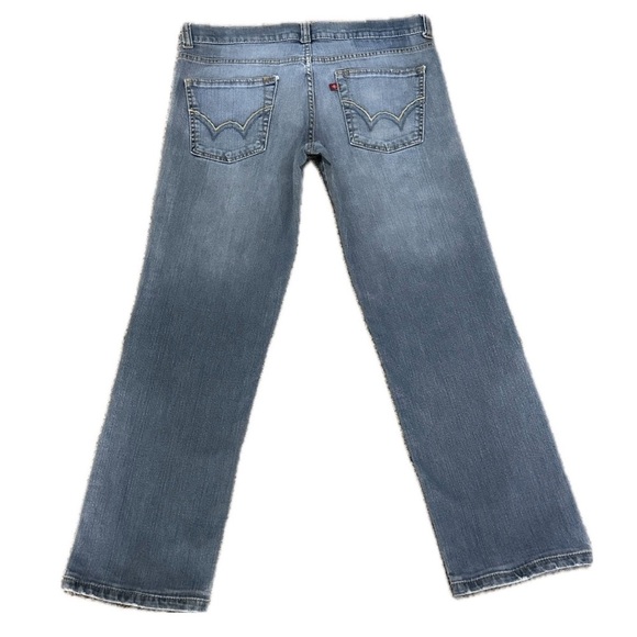 πποΈ ARITZIA Denim Forum Straight Leg Jeans | Blue Gray Mid Rise | US Size 30 - Picture 2 of 5